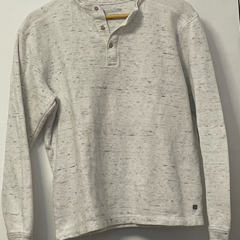 Kolby women’s Gray mix Henley Shirt